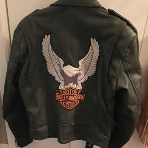 Mens Size Small Harley Davidson Biker Jacket by Wilson